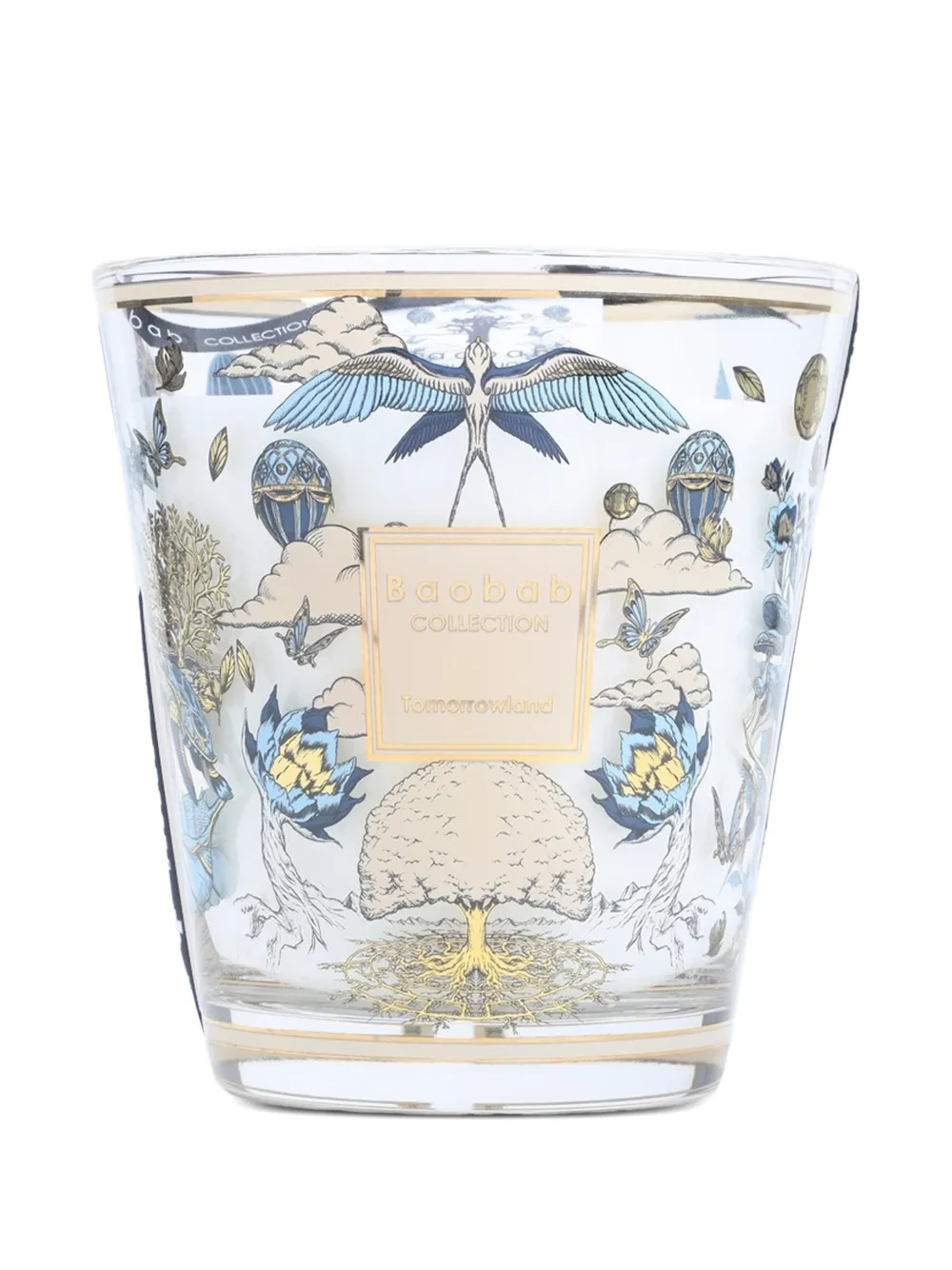 Baobab Collection Tomorrowland graphic-print candle - Weiß