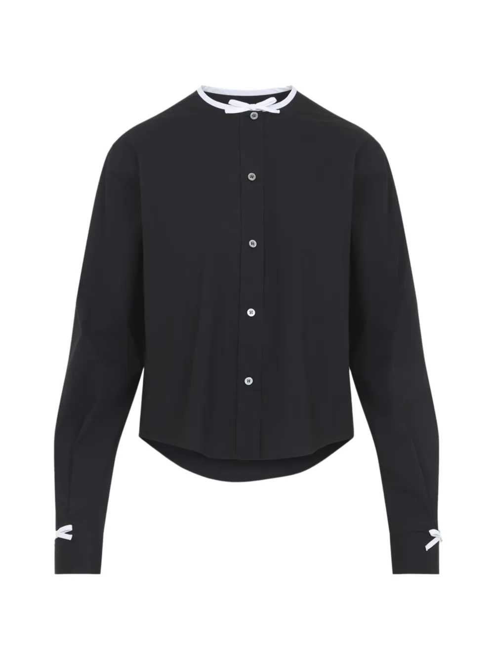 Moschino bow-detail jacket - Nero