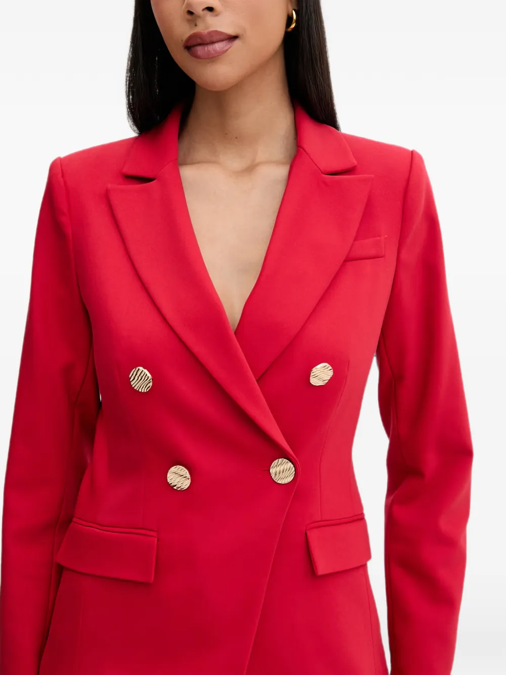 Morgan Blazer met dubbele rij knopen Rood