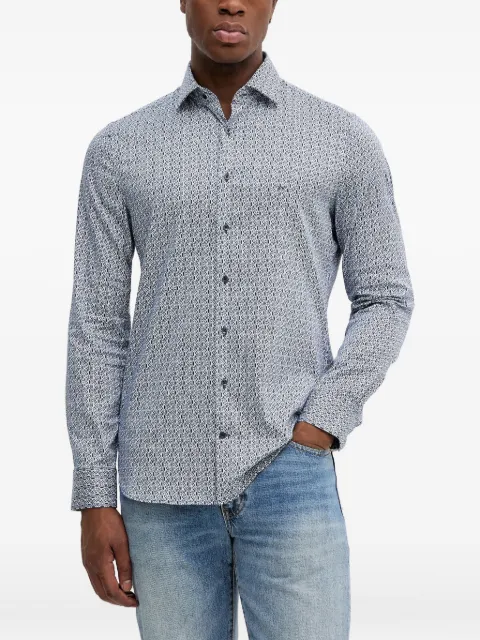 Michael Kors monogram-print long-sleeve shirt