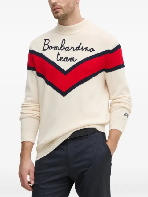 MC2 Saint Barth jersey Davos de punto chevron bordado