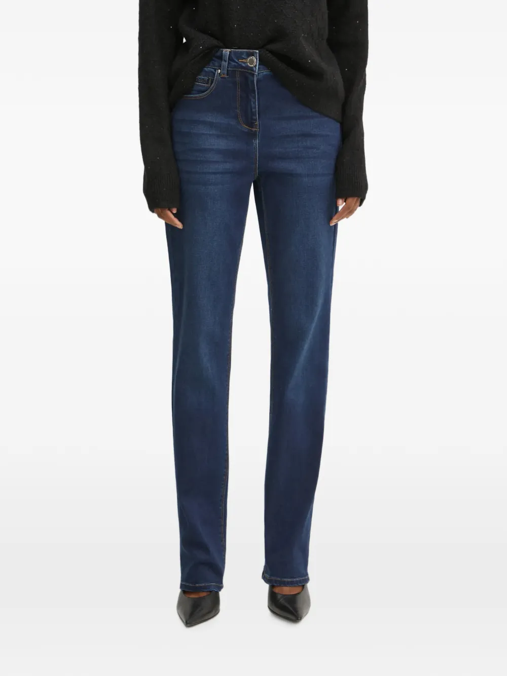 Morgan Pascal straight-leg jeans - Blu