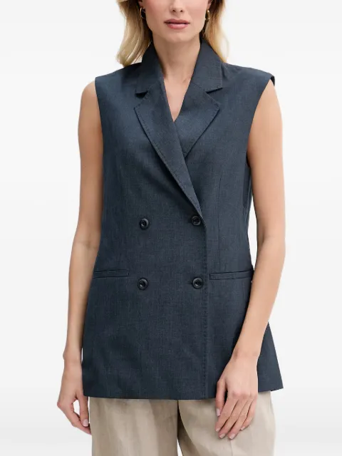 Mos Mosh MMPhiline Roy double-breasted sleeveless blazer