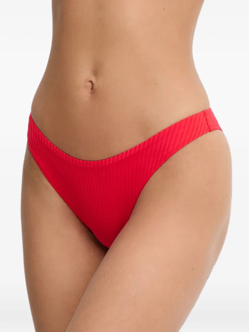 Melissa Odabash ribbed bikini bottoms - Rot