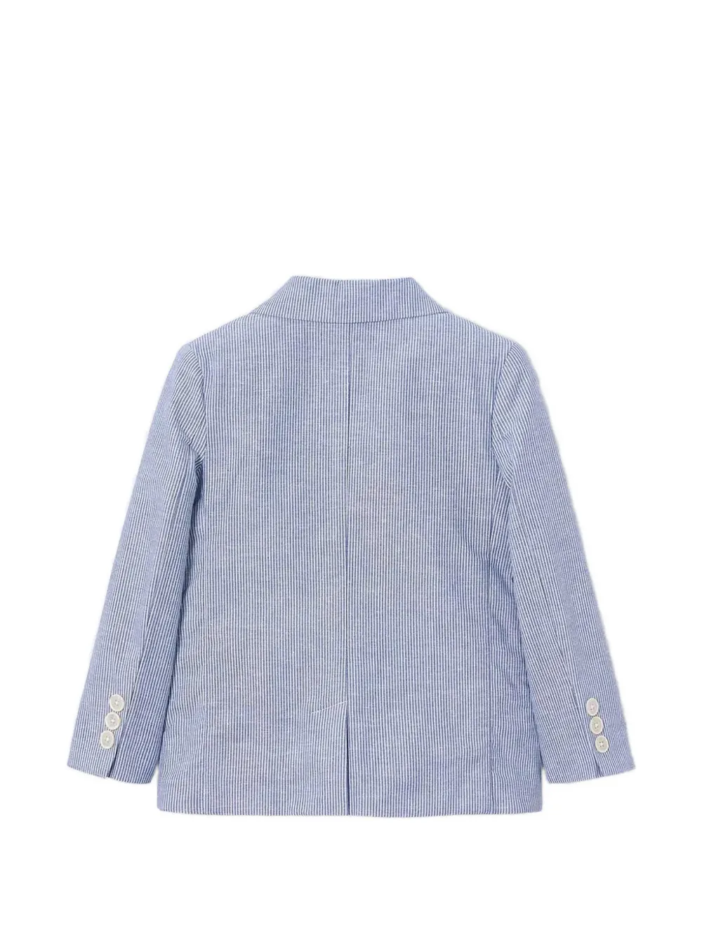 Mayoral striped seersucker blazer Blauw