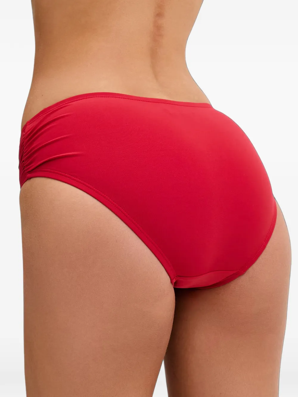 Michael Kors Bikinislip met ruches Rood