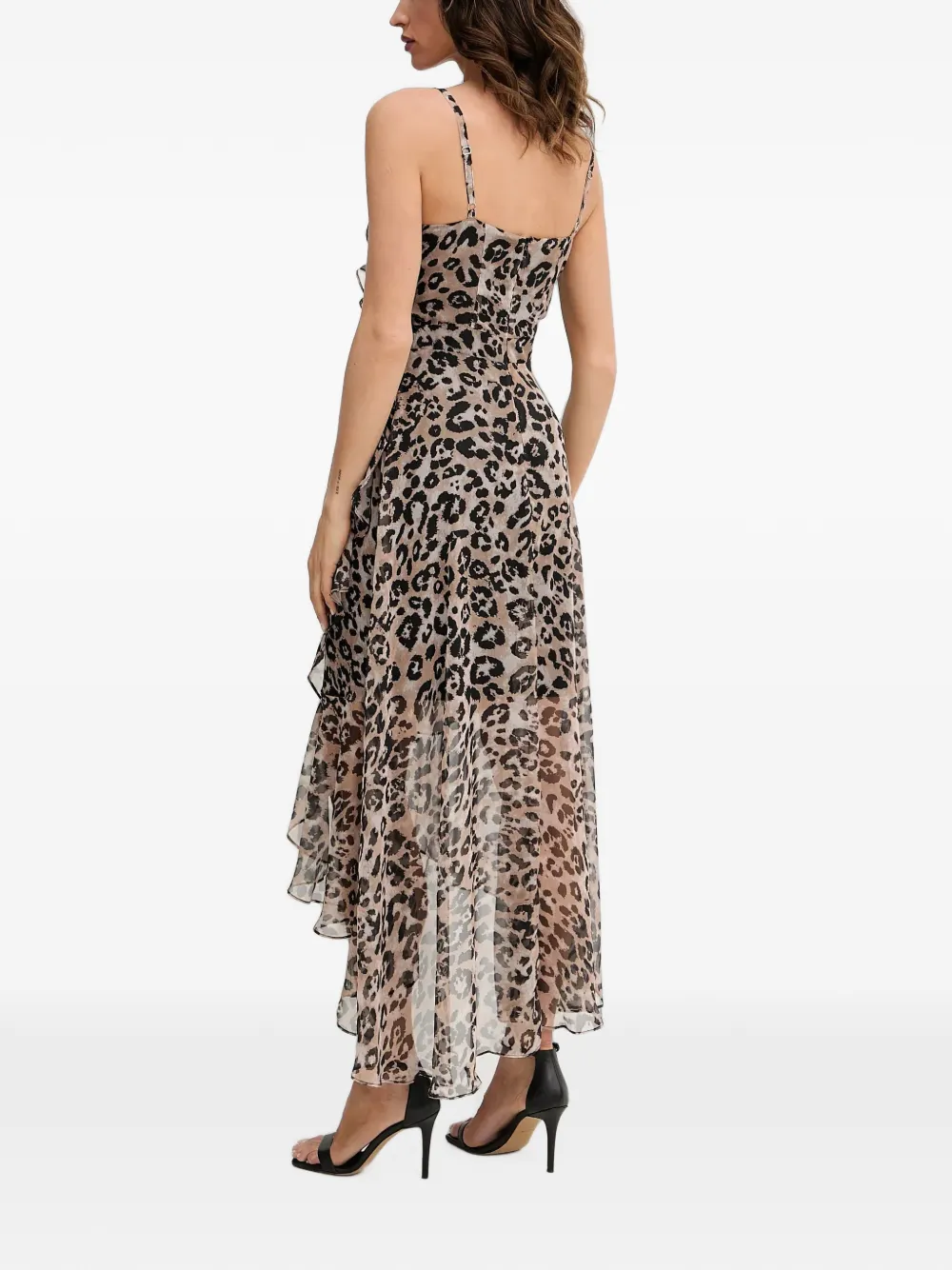 Morgan Jurk met luipaardprint Beige