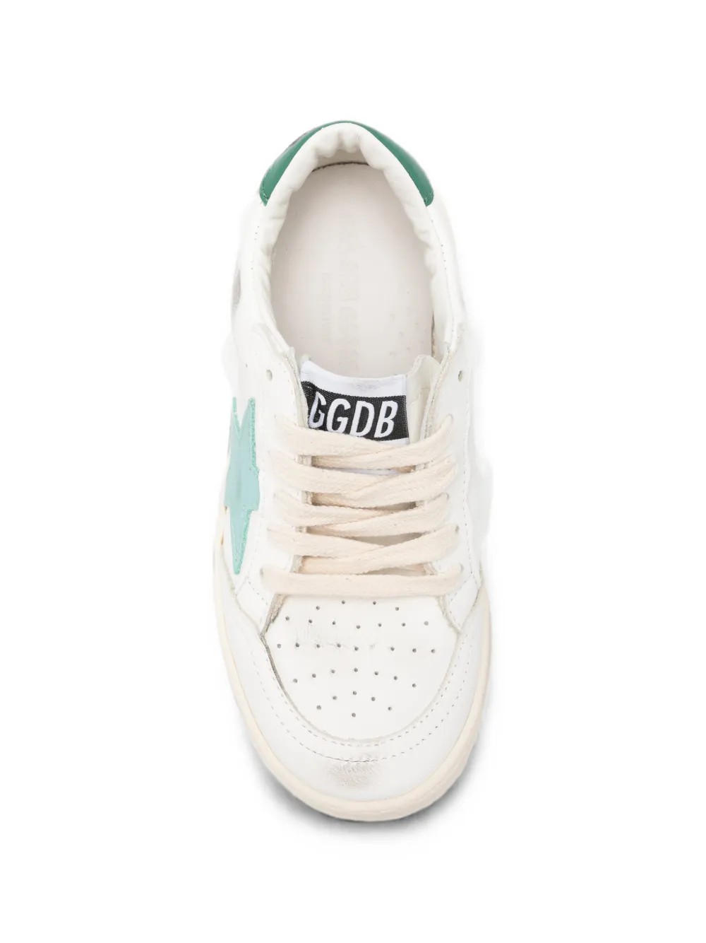 Golden Goose Kids Ball Star-patch sneakers Wit
