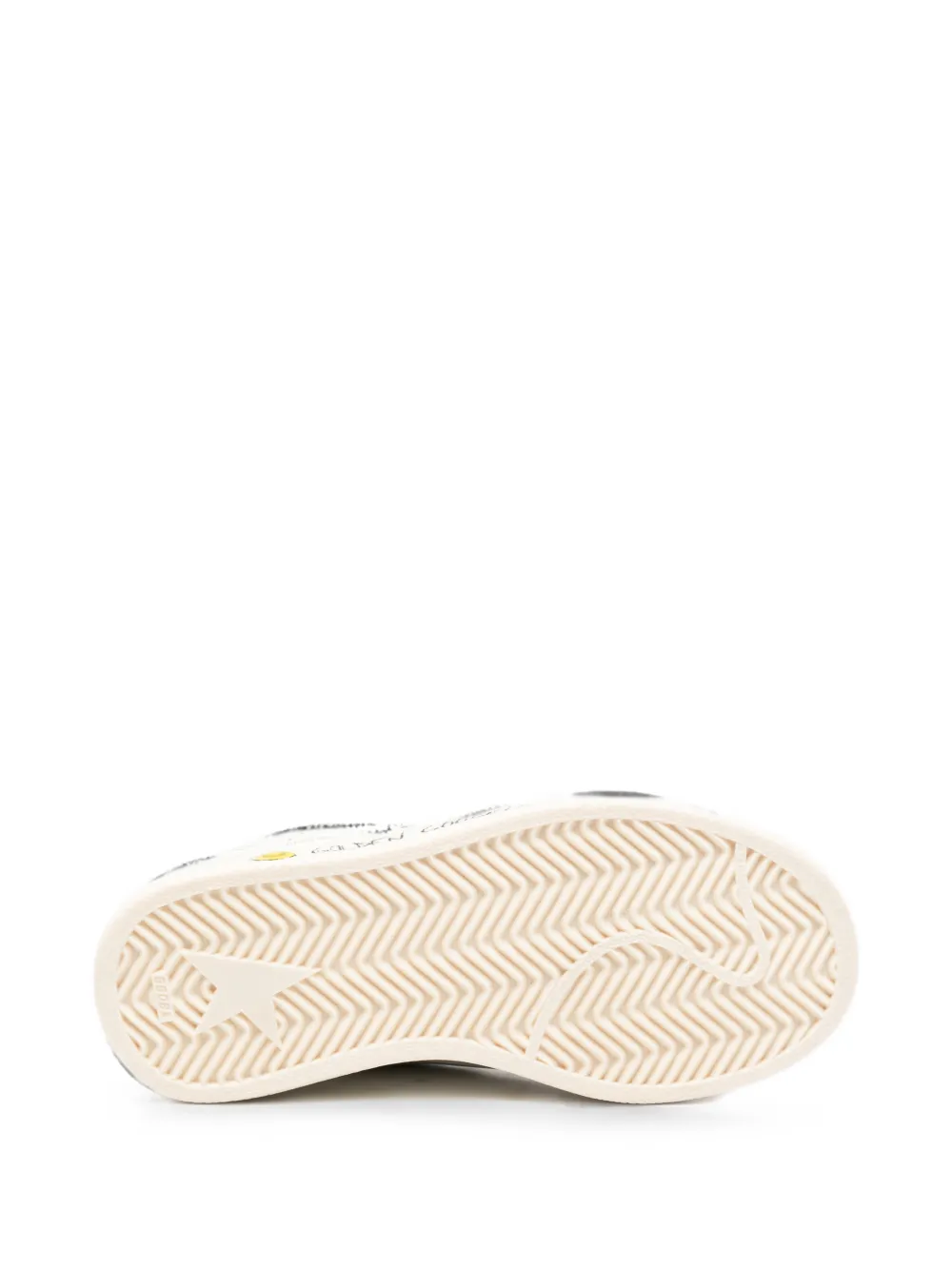 Golden Goose Kids Ball Star-patch sneakers Wit