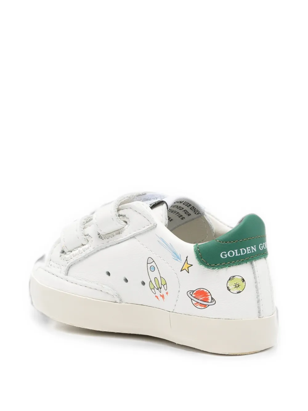 Golden Goose Kids Baby School sneakers Wit