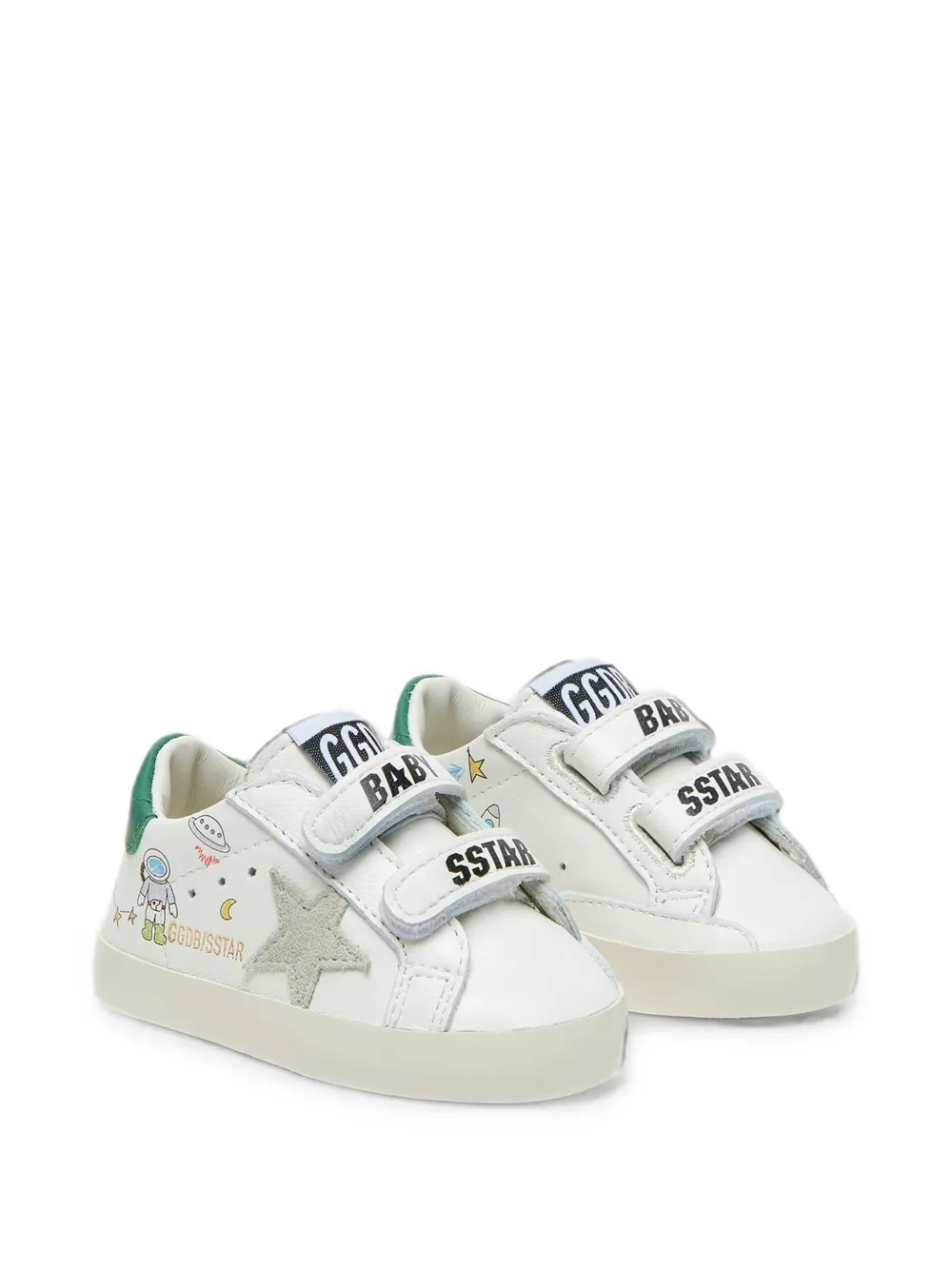 Golden Goose Kids Baby School sneakers Wit