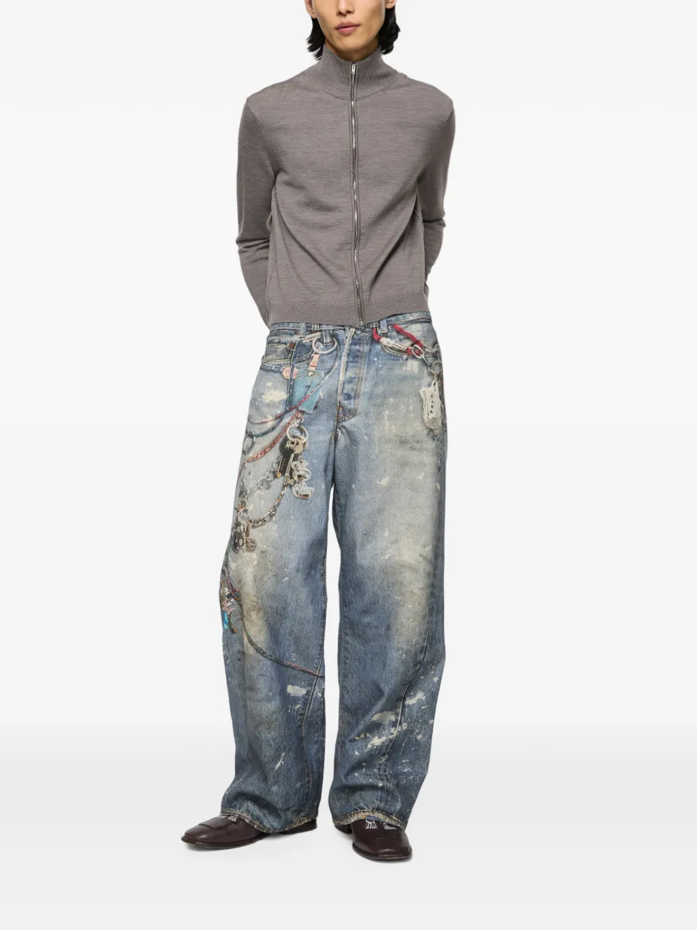  Acne Studios Vaqueros Holgados 1981 - Azul 