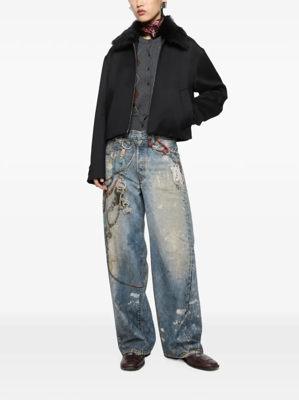  Acne Studios Vaqueros Holgados 1981 - Azul 
