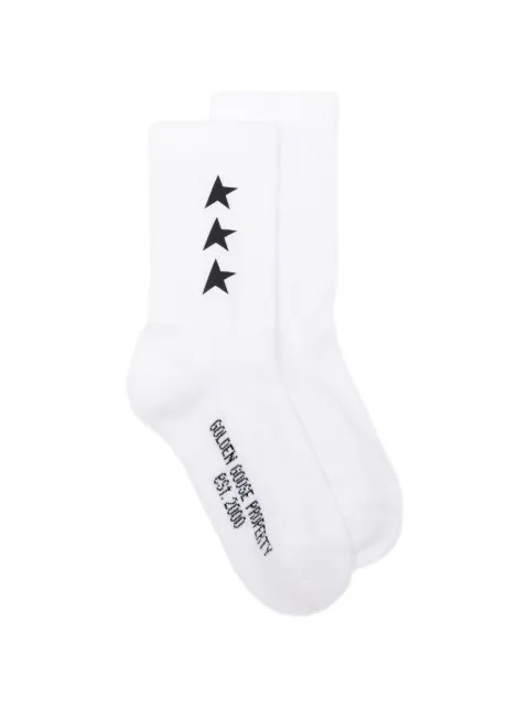 Golden Goose Kids star-print socks