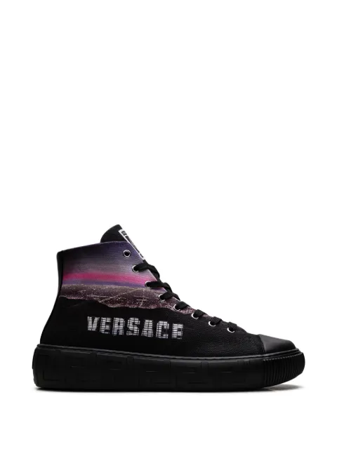 Versace Hills Greca high-top sneakers