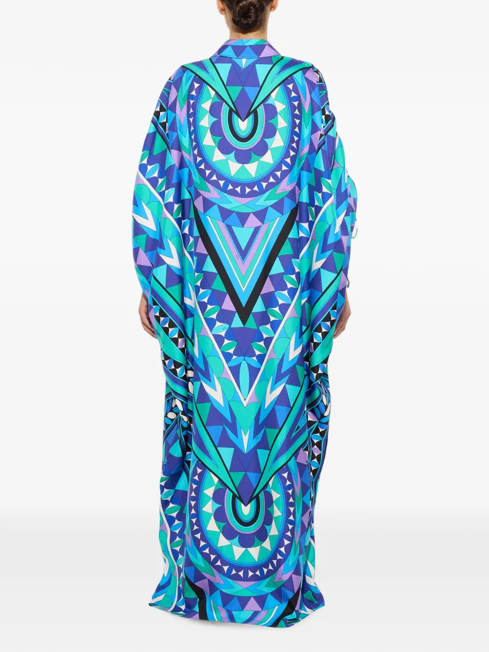 PUCCI Tuniek met Manuba-print Blauw