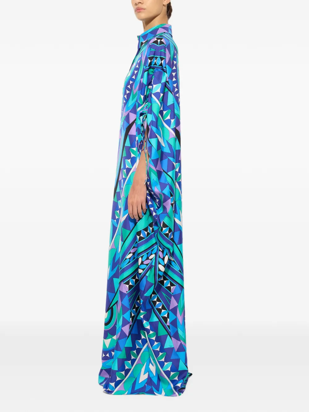 PUCCI Tuniek met Manuba-print Blauw