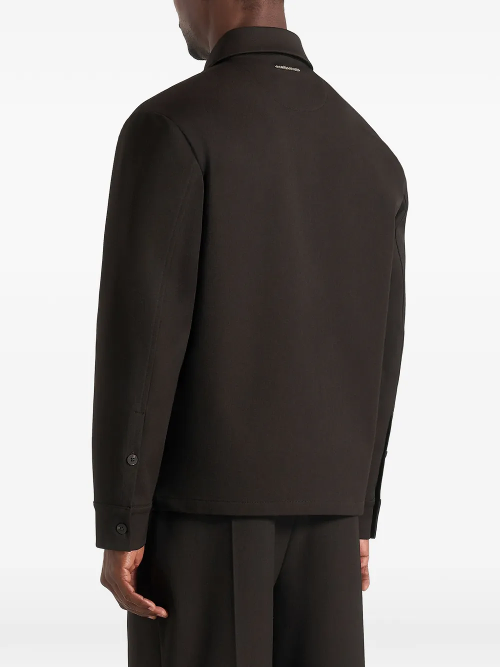Manière De Voir Valentino getailleerd shirtjack Bruin