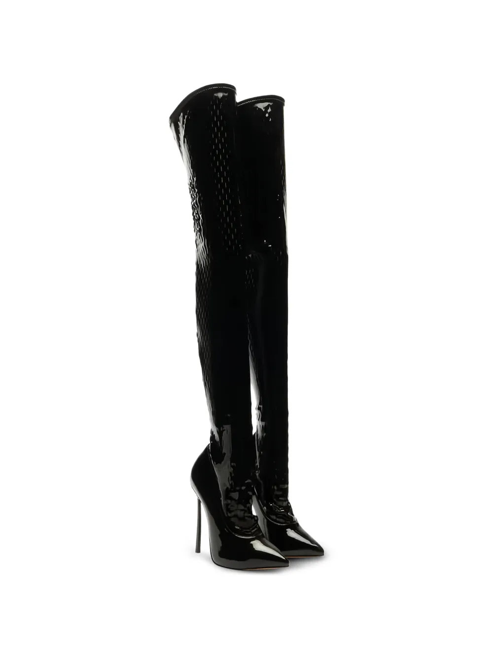 Casadei Ultravox Over The Knee Zwart