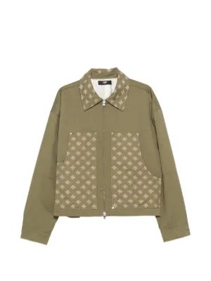 Visvim contrast-collar Zip Jacket | Neutrals | FARFETCH