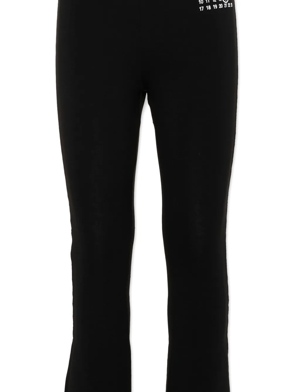 MM6 Maison Margiela Kids Broek met logoprint Zwart