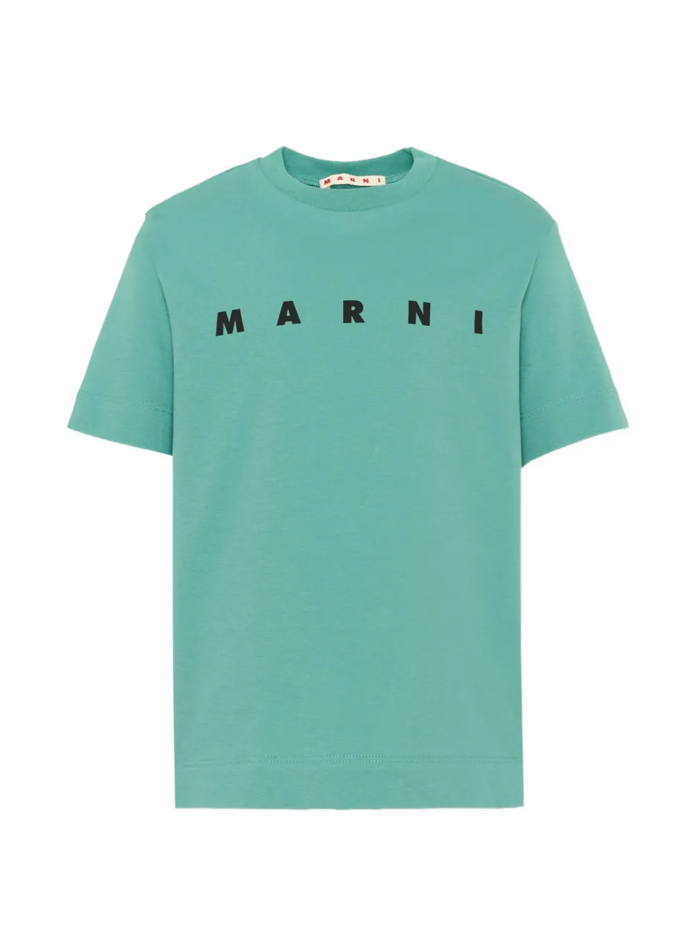 Marni Kids logo-print T-shirt - Verde