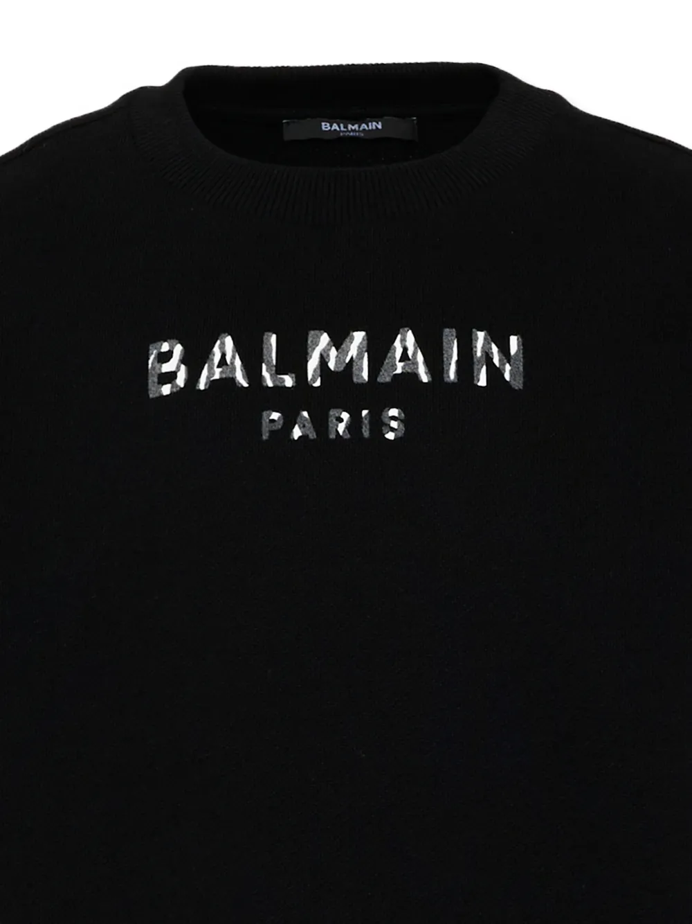 Balmain Kids Sweater met logoprint Zwart