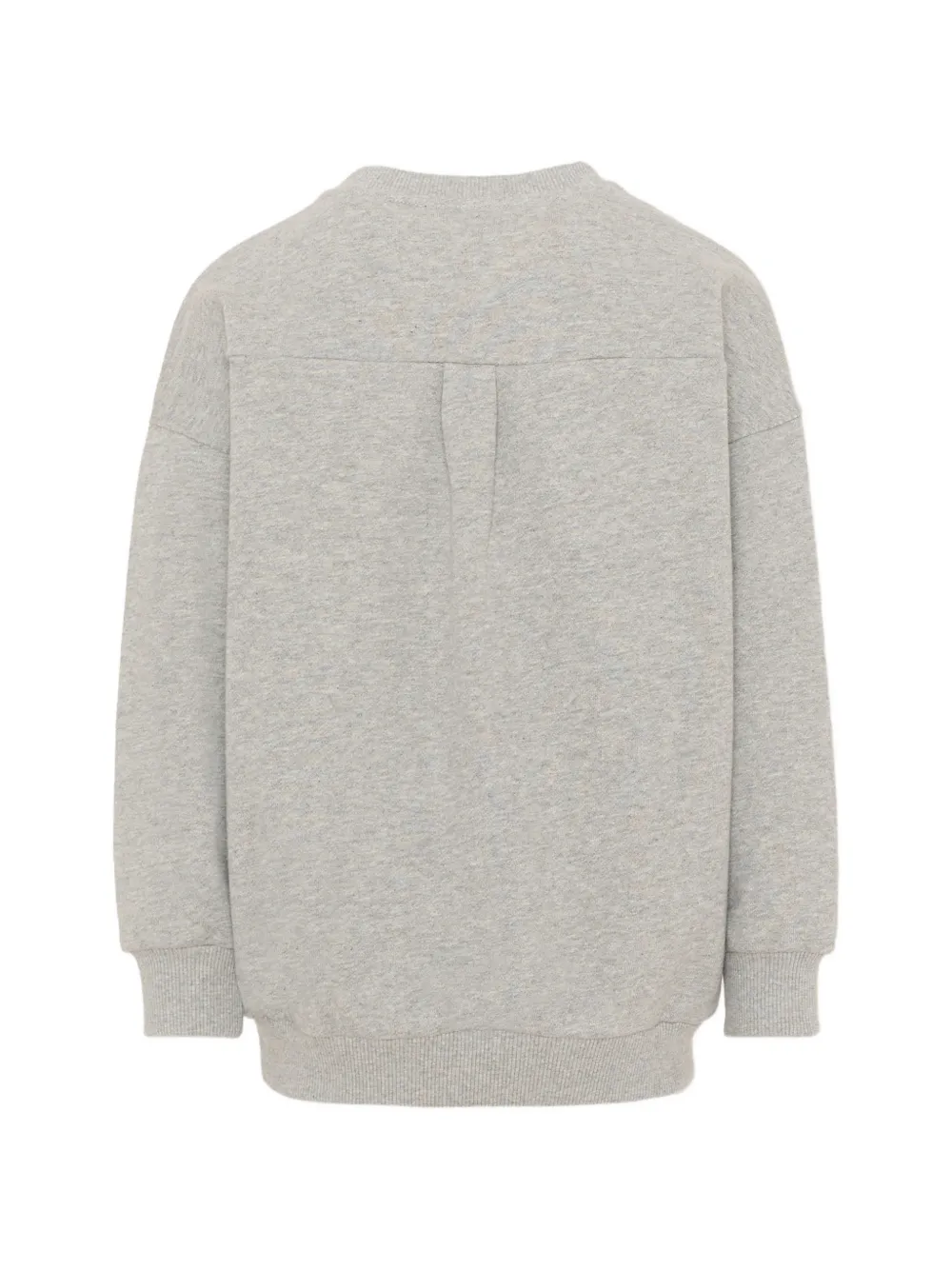 Balmain Kids Sweater met geborduurd logo Grijs