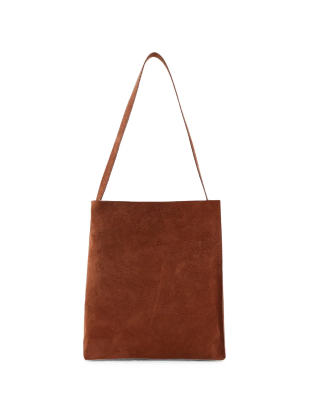 Marni Museo kleine leren schoudertas met geborduurd logo Bruin