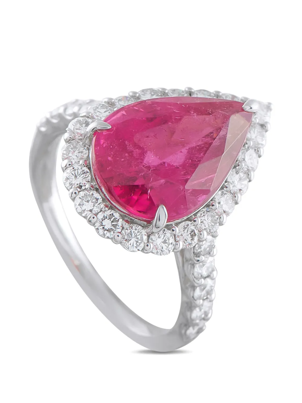 LB Exclusive rubellite and diamond ring - Argento