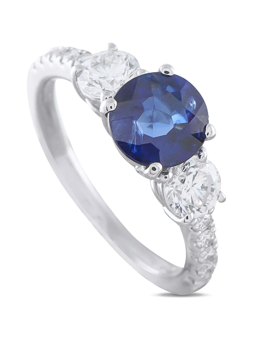 LB Exclusive sapphire and diamond ring - Argento
