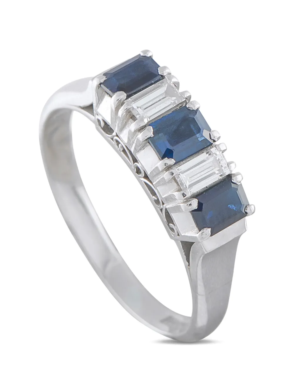 LB Exclusive sapphire and diamond ring - Argento