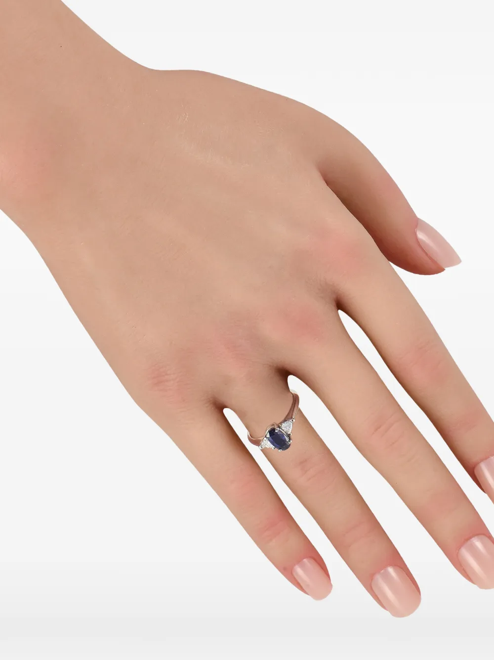 LB Exclusive sapphire and diamond ring - Argento