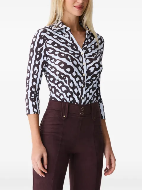 One Up Blusa Elis com estampa de corrente