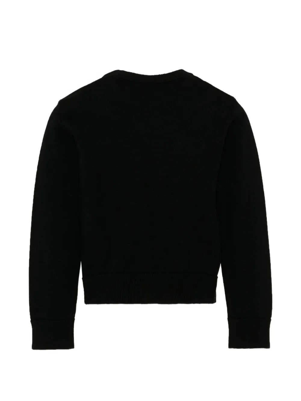 Balmain Kids Trui met intarsia logo Zwart
