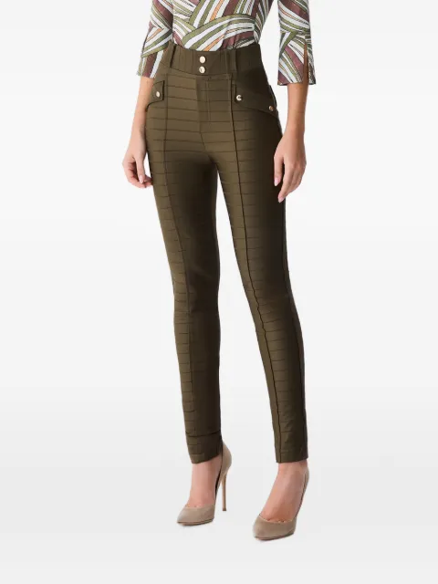 One Up Calça Herve matelassê com fechamento por botões