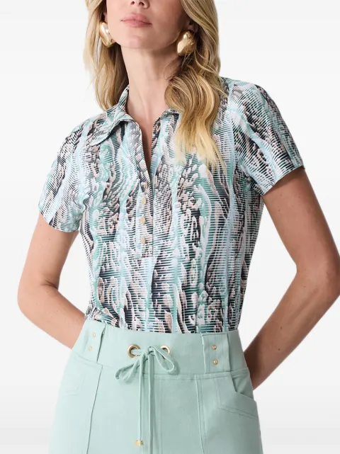One Up Blusa Jade com estampa