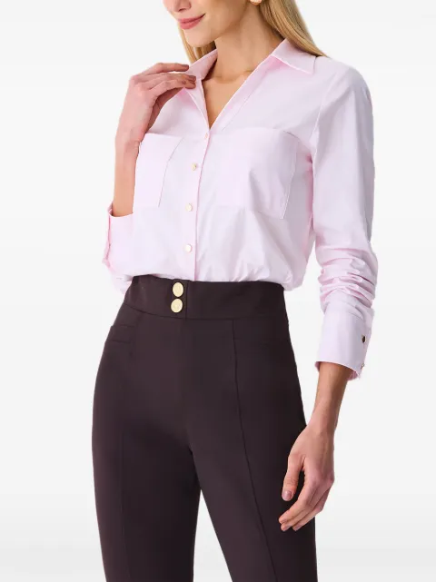 One Up Camisa Viena mangas longas com bolso no busto