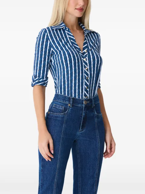 One Up Camisa Belle com estampa de listras