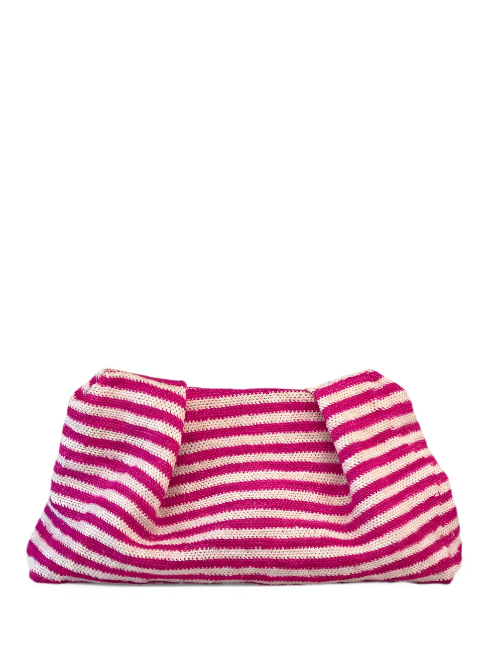 Sensi Studio striped clutch bag - Rosa