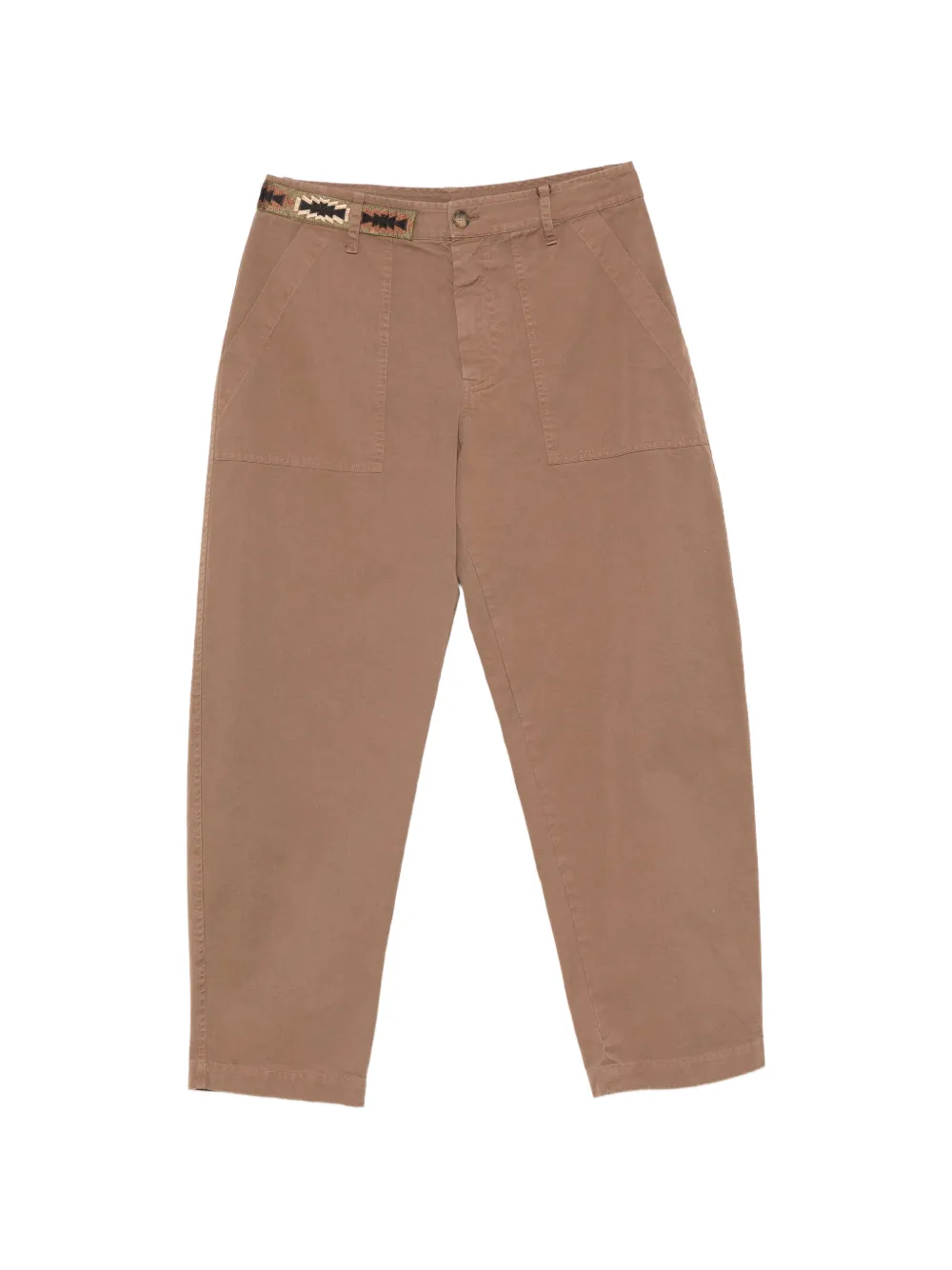 Bazar Deluxe Pantaloni con tasche applicate - Marrone