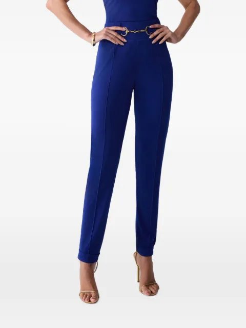 One Up Calça com vinco e detalhe horsebit