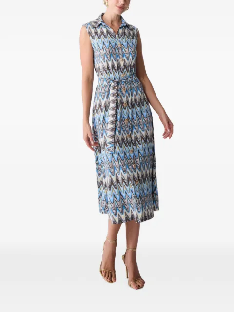 One Up Vestido midi Serena com cinto