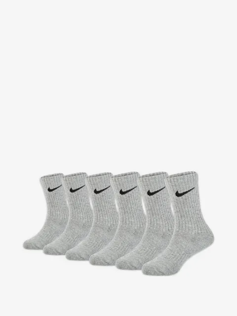 Nike Kids Dri-FIT logo-embroidered socks (set of six)