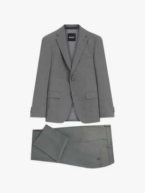 BOSS single-breasted notched-lapel suit