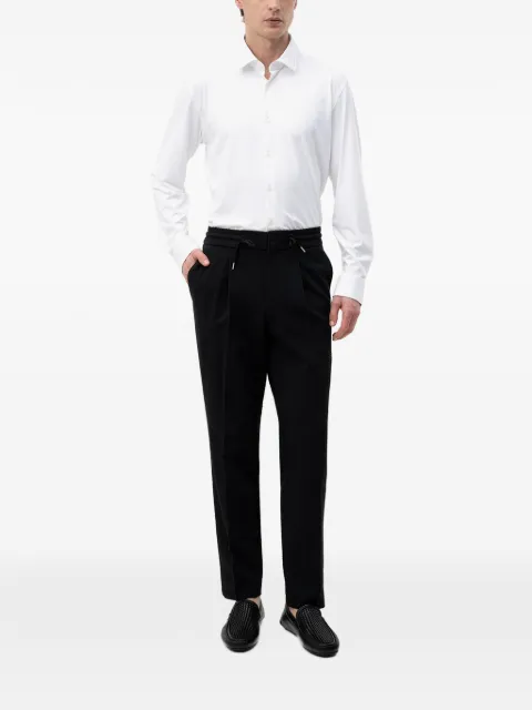 HUGO drawstring pleated trousers