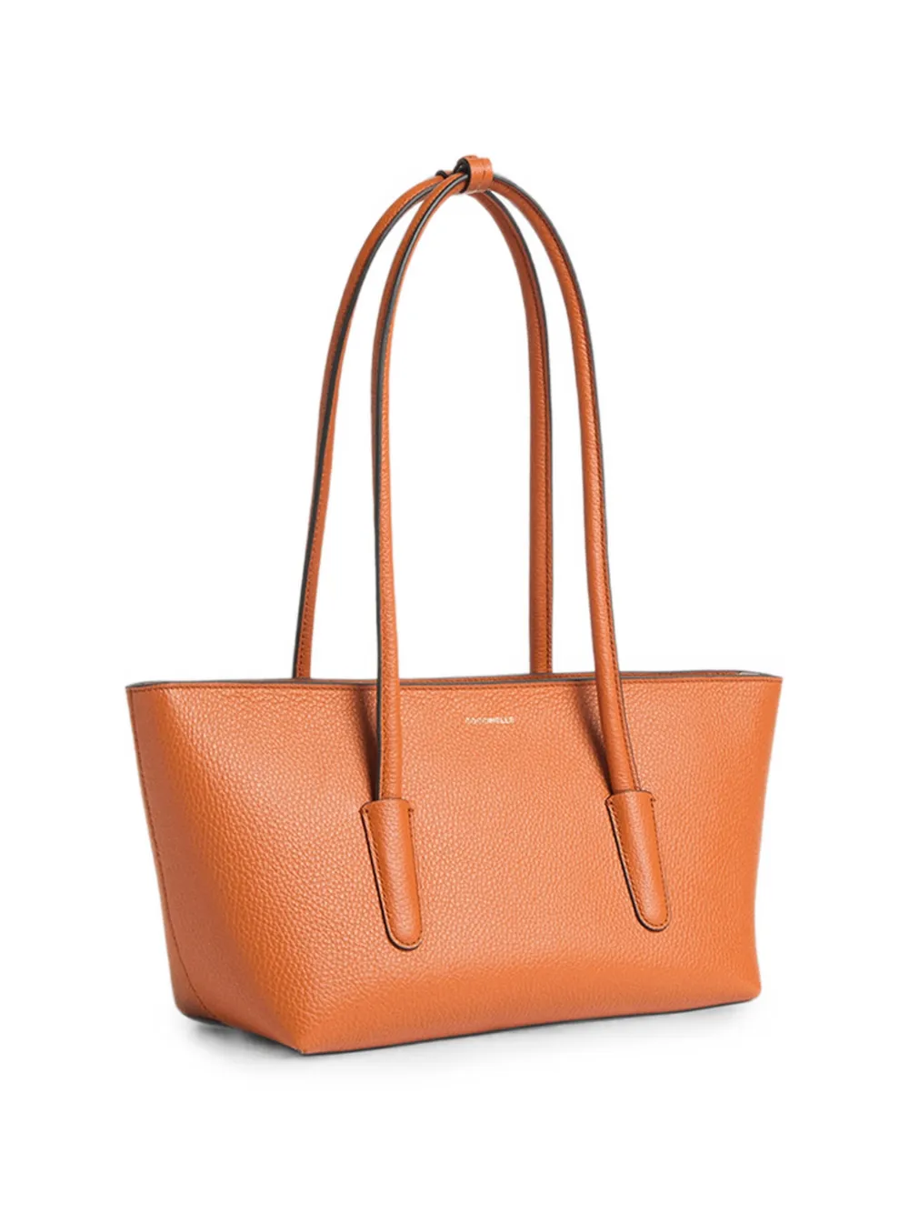 Coccinelle Medium Double Beat schoudertas met buideldetail Oranje