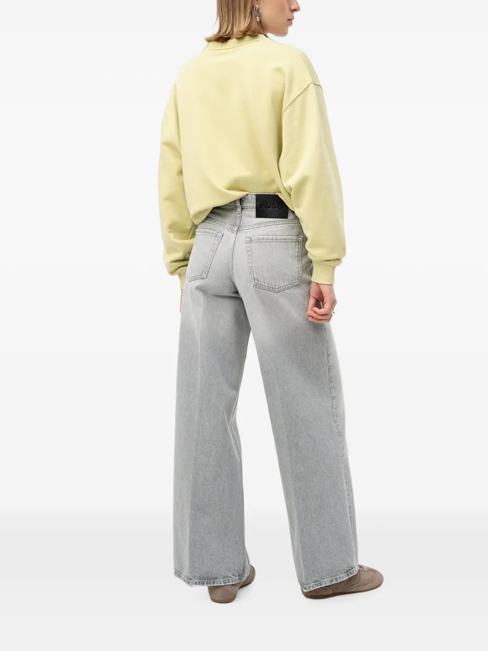  Hugo Wide-leg Jeans - Gris 