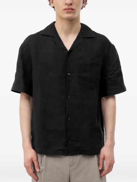 HUGO short-sleeve camp-collar shirt