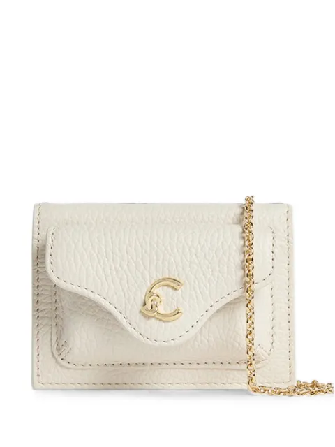 Coccinelle small C-Me logo-plaque chain-link card holder